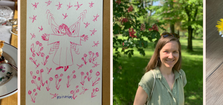 Blog Header - Torte - Einladung - Sarine - Blumen