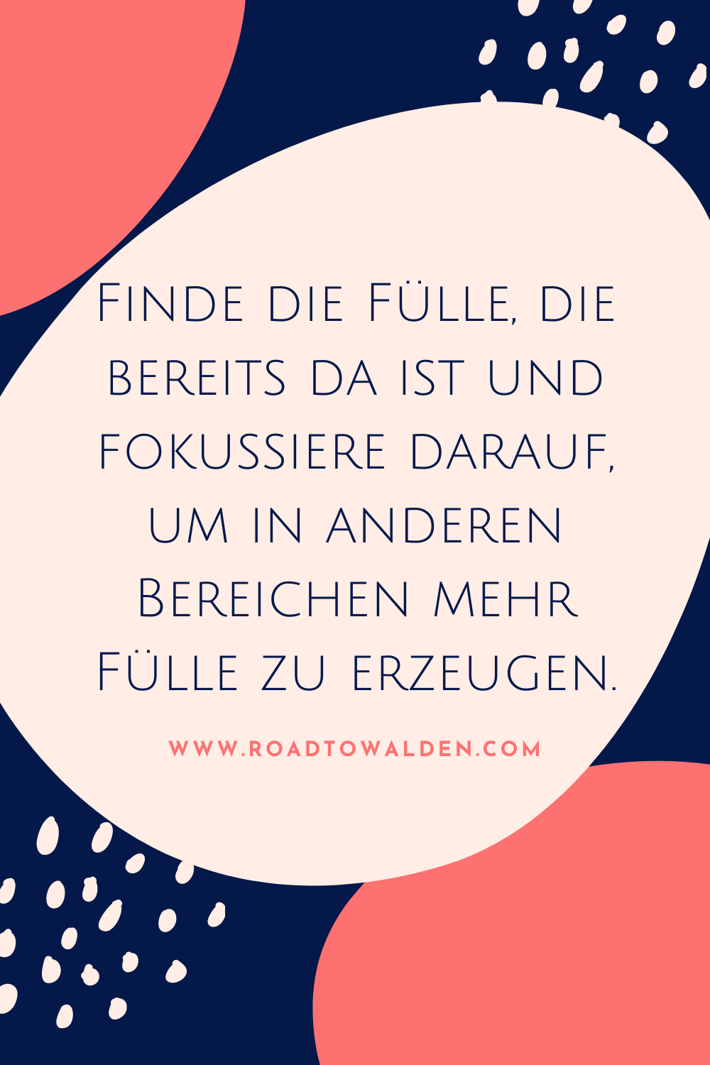 Finde die Fülle, die bereits da ist und fokussiere darauf, um in anderen Bereichen mehr Fülle zu erzeugen.